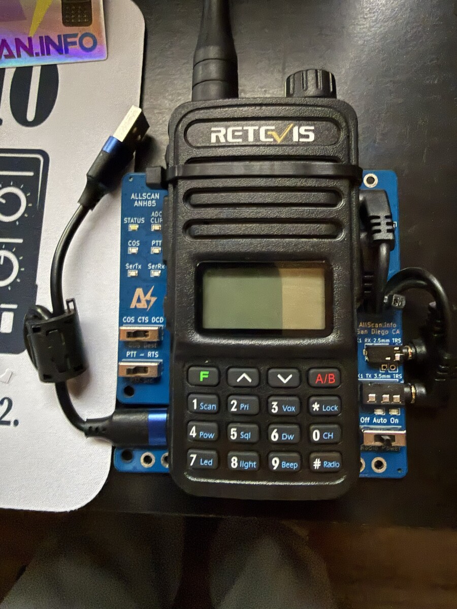 Allscan v1.1 ANH85-M-RT85 USB radio interface review