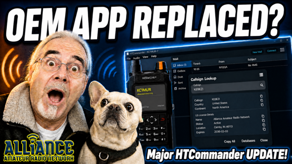 HTCommander is now a viable replacement for the OEM VGC app with superior functionality