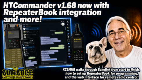 HTCommander v1 68 RepeaterBook Integration, Echolink configuration, web interface
